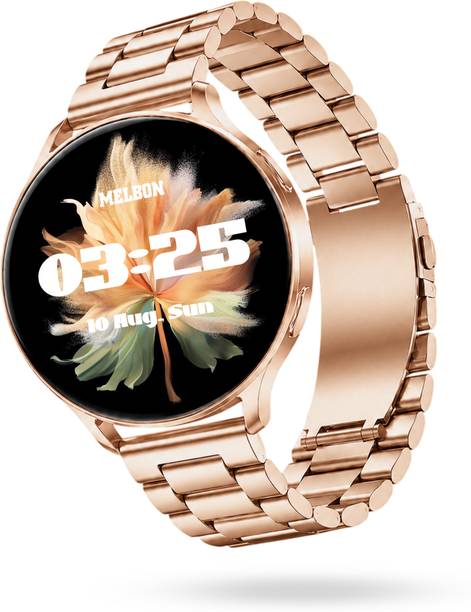 Melbon Bluetooth Calling Smartwatch AMOLED Display 100+ Sports Heart Rate SpO2 Smartwatch