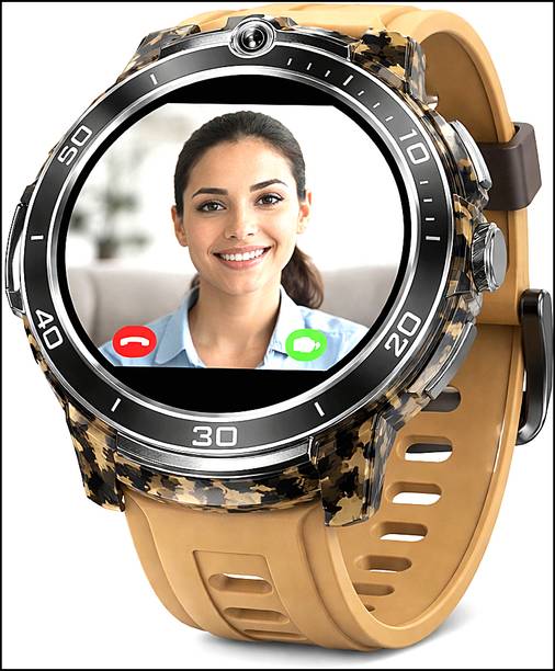 Safal Kisan Android 4G LTE Smart Watch Support Bluetooth/YouTube/Wi-Fi/Facebook/GPS/WhatsApp Smartwatch