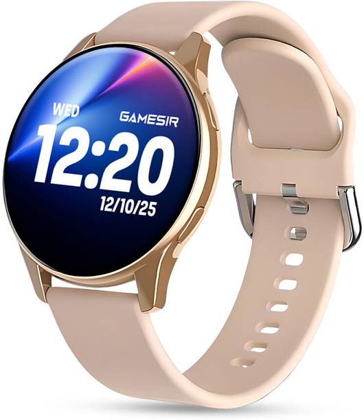 GameSir Active2 premium with pink Slicone strep ,advance feature smartwatch Smartwatch
