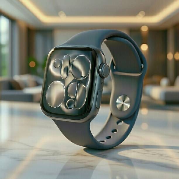 WEKTU Watch Series 11 46 mm Jet Black Aluminium Case with Black Sport Band(apple)/017 Smartwatch