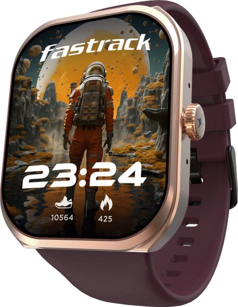 Fastrack Revoltt FS2+|2.01'' Display|Functional Crown|BT Calling|AI Voice Assistance|IP68 Smartwatch