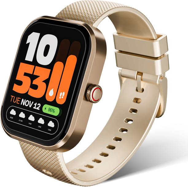 Ubon Glamour 5.08 cm (2") HD Display, BT Calling & Health Tracker Smartwatch