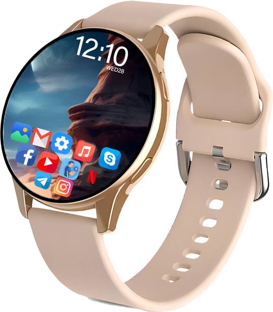 GameSir Active 2 Round Stay Connected with YouTube, Facebook, and Insta Notifications Smartwatch