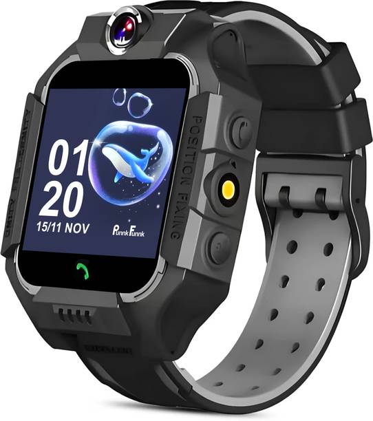 PunnkFunnk Kids Calling Smart watch With 4G Support, Live Location, Safe Zone & Camera Smartwatch