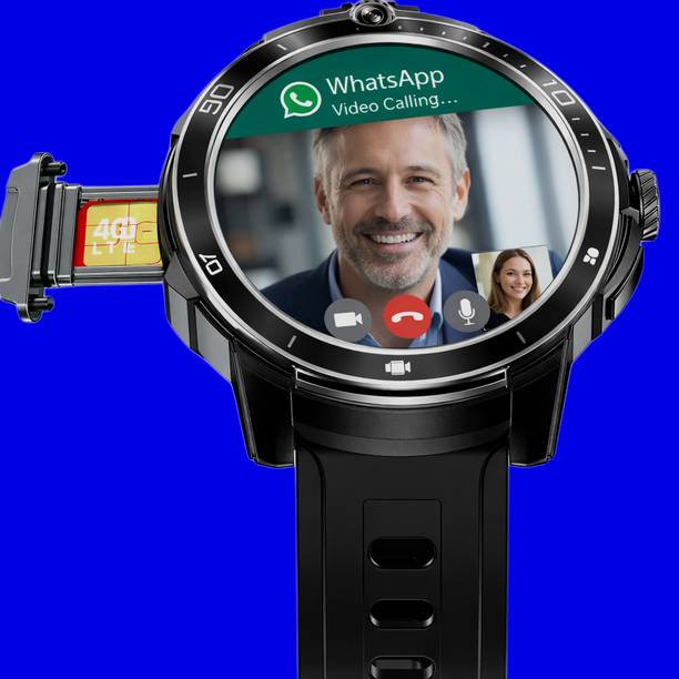 Safal Kisan Android 5G Smartwatch SIM UPI WhatsApp YouTube 2MP Camera Voice Call Video Call Smartwatch