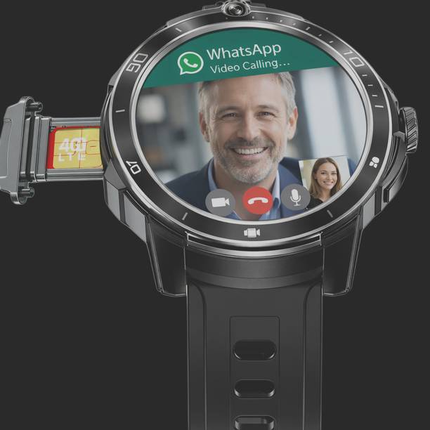 Safal Kisan 5G Smartwatch 4G LTE SIM UPI WhatsApp Support 2MP Camera UPI Payments Support Smartwatch