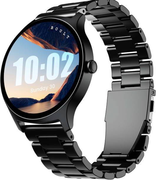 Boult Rover Pro 1.43'' AMOLED, BT Calling, 565 Nits Brightness, Health Smartwatch