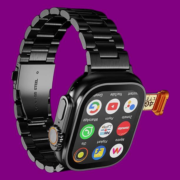 SAIRAM COMPUTER Android 4G LTE Smart Watch Support Bluetooth/YouTube/WhatsApp/GPS/Facebook/Wi-Fi Smartwatch