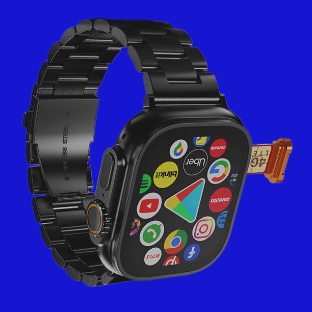 Safal Kisan 4G LTE Android Smart Watch Support Wi-Fi/Bluetooth/YouTube/WhatsApp/GPS/Facebook Smartwatch