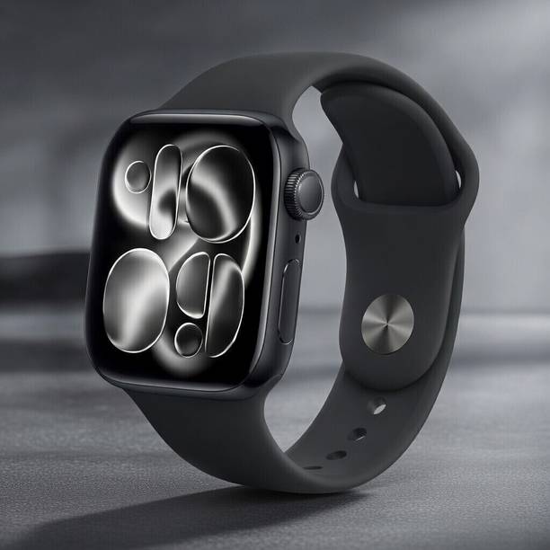 WEKTU Watch Series 11 46 mm Jet Black Aluminium Case with Black Sport Band(apple)/011 Smartwatch