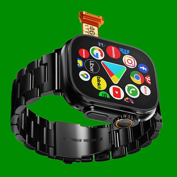 SAIRAM COMPUTER Android 4G LTE Smart Watch Support Wi-Fi/Bluetooth/YouTube/WhatsApp/GPS/Facebook Smartwatch