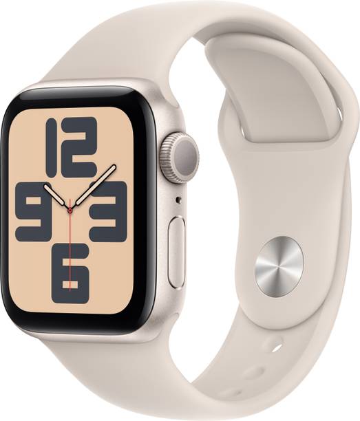APPLE Watch SE GPS 40mm Starlight Aluminium Case with Starlight Sport Band – M/L