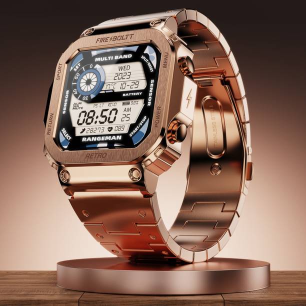 Fire-Boltt Retro 39.1mm (1.54) Display, Bluetooth call, Voice Ass