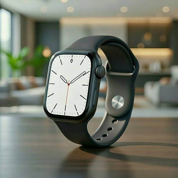 WEKTU Watch Series 11 46 mm Jet Black Aluminium Case with Black Sport Band(apple)/029 Smartwatch