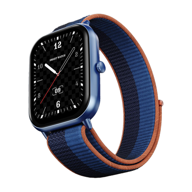 Fire-Boltt Hunter Nyluxe 51.1mm (2.01) HD Display Bueto... Midnight Blue Strap, 
