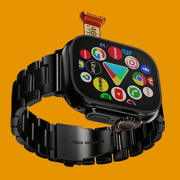 SAIRAM COMPUTER Android 4G LTE Smart Watch Support Facebook/Wi-Fi/GPS/WhatsApp/YouTube/Bluetooth Smartwatch