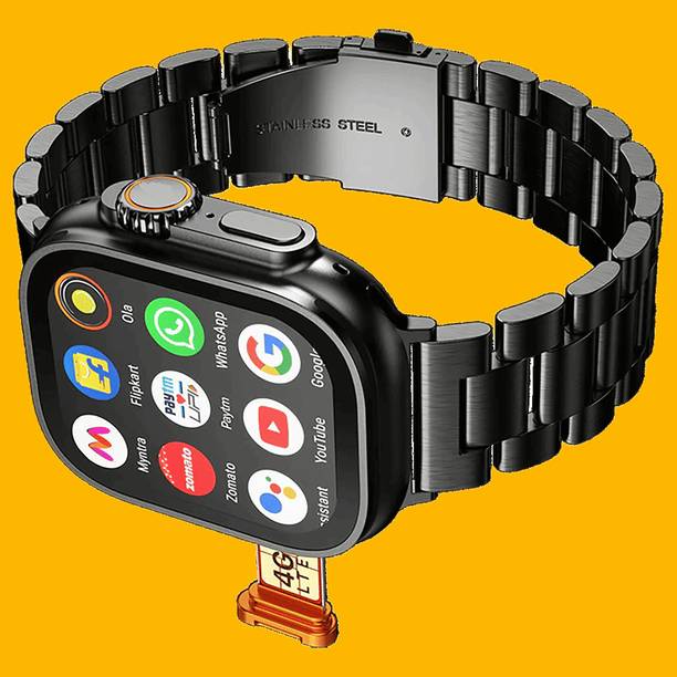 Safal Kisan Android 4G LTE Smart Watch Support Wi-Fi/Bluetooth/Facebook/GPS/WhatsApp/YouTube Smartwatch