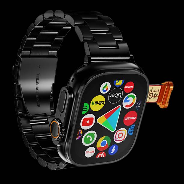 SAIRAM COMPUTER Android 4G Smart Watch Support Facebook/Wi-Fi/GPS/WhatsApp/YouTube/Bluetooth Smartwatch