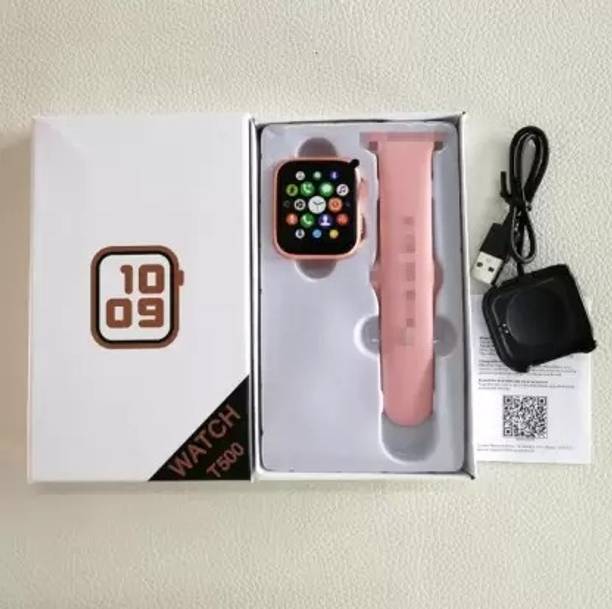 Ephemeral T500 Pro Max 4G Network Smartwatch (Pink Strap, Free Size) Smartwatch