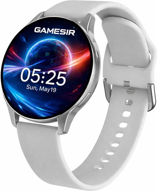GameSir Active 2 Round Stay Connected with YouTube, Facebook, and Insta Notifications Smartwatch
