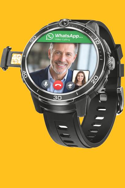 Safal Kisan 5G SIM Smart Watch UPI WhatsApp Facebook Video Call 2MP Camera Smartwatch