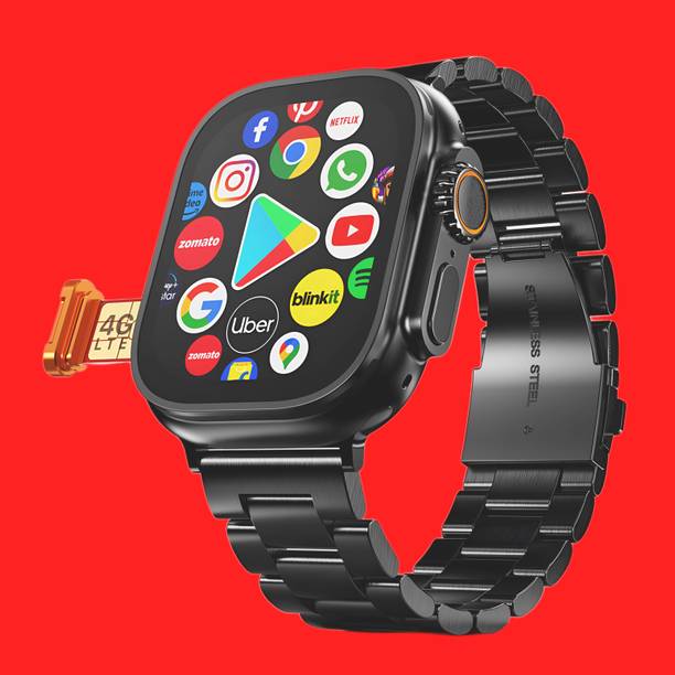 SAIRAM COMPUTER Android 4G LTE Smart Watch Support Bluetooth/YouTube/WhatsApp/GPS/Facebook/Wi-Fi Smartwatch