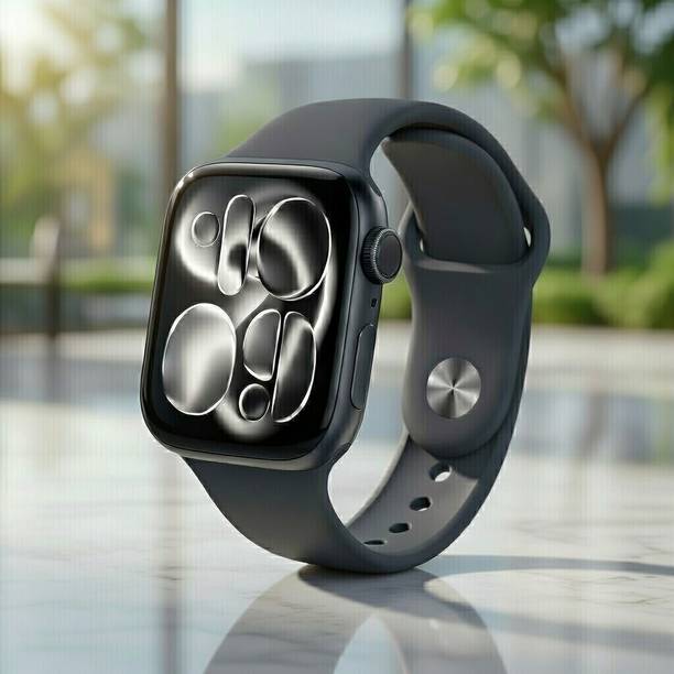 WEKTU Watch Series 11 46 mm Jet Black Aluminium Case with Black Sport Band(apple)/033 Smartwatch