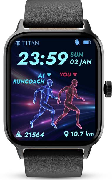 TITAN Traveller|India's First FITVERSE|Advanced In-Built GPS|Running Courses|Fitness Smartwatch