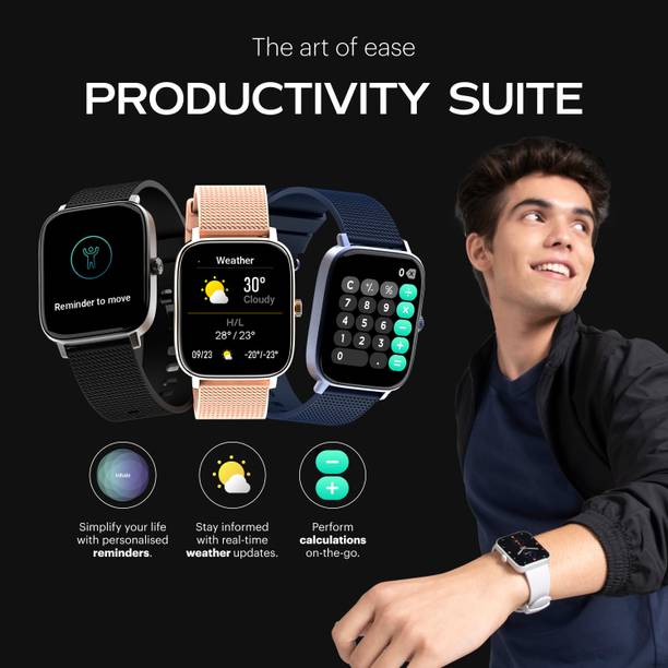 Noise Thrive 1.85” Display with Bluetooth Calling, Music Playback & Voice Assistance Smartwatch
