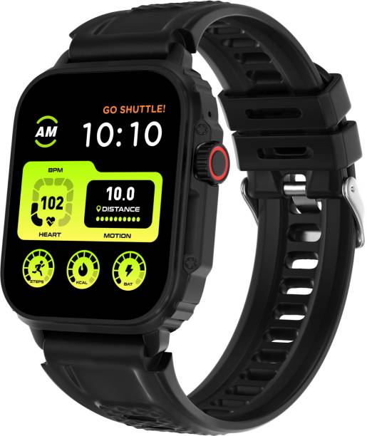 alt Hunk, 1.96", BT Calling, 200 Watchfaces,120 Sports modes, 500 nits, Rugged Metal Smartwatch