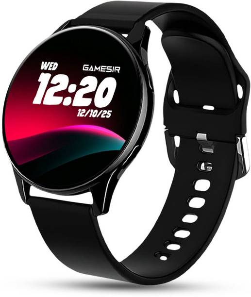 GameSir Active 2 Round Stay Connected with YouTube, Facebook, and Insta Notifications Smartwatch