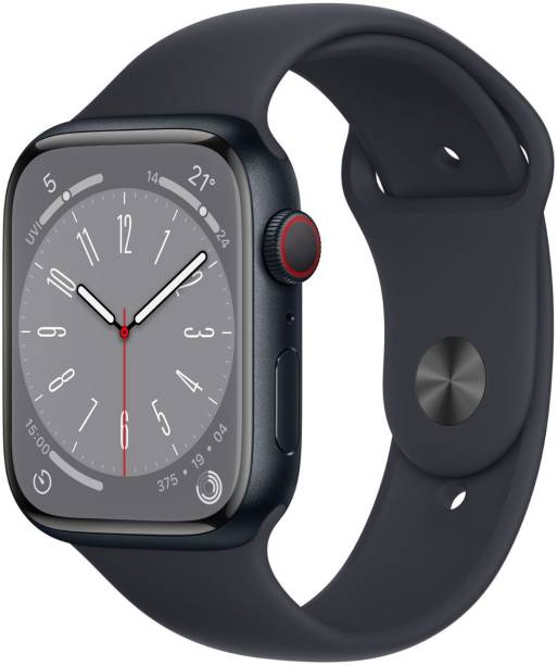 Apple Watch Series 8, 45mm GPS + Cellular ECG app, Temperature sensor, Crash Detection