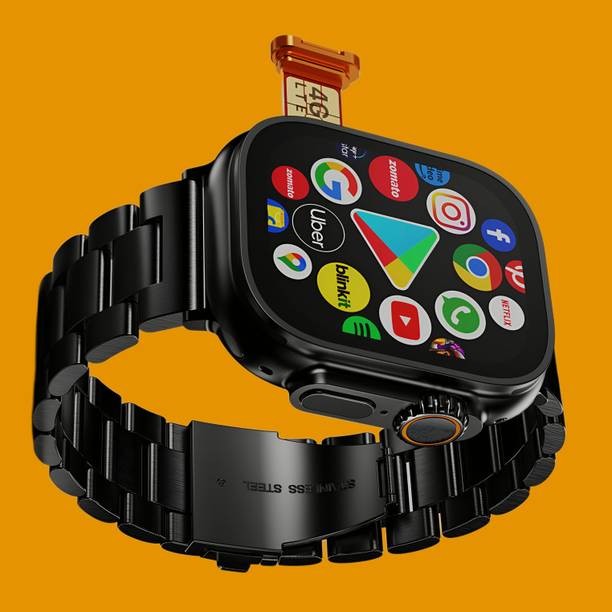 Safal Kisan 4G LTE Android Smart Watch Support Wi-Fi/Bluetooth/YouTube/WhatsApp/GPS/Facebook Smartwatch