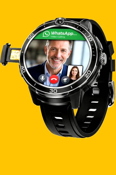 Safal Kisan 5G SIM Smart Watch UPI WhatsApp Facebook Video Call 2MP Camera Smartwatch
