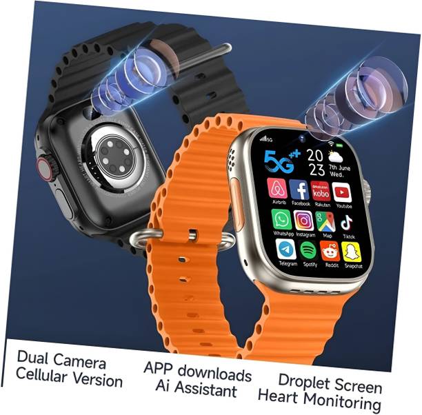 WALLVIEW TECH 5G Android AMOLED Smartwatch with Facebook Support and PayTM Ready Smartwatch