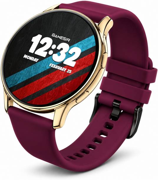 GameSir Stylish Round Dial Smartwatch for Men & Women Bluetooth Calling Fitness Tracker Smartwatch