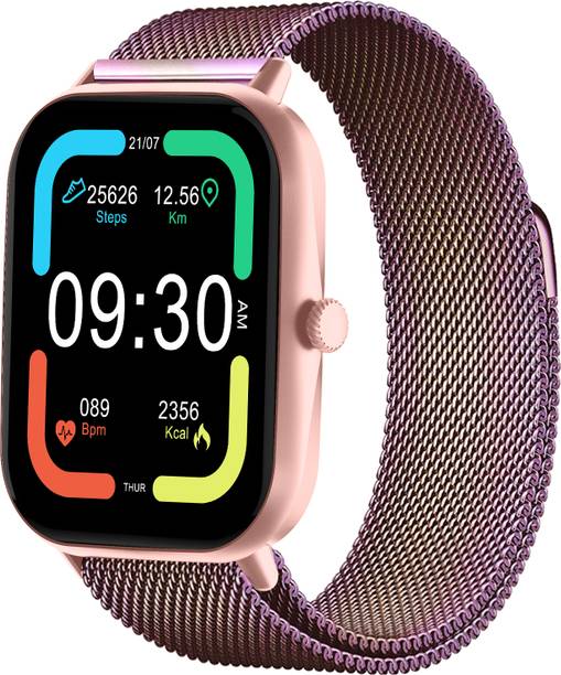 Fire-Boltt Hunter Pro 2.01" HD Display Buetooth Calling Stainless Steel Straps Smartwatch