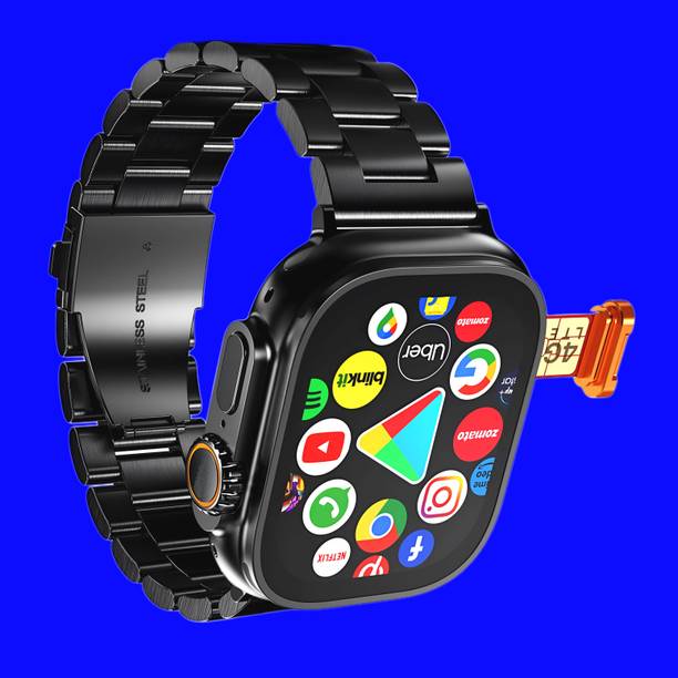 Safal Kisan 4G Android Smart Watch Support WhatsApp/YouTube/Bluetooth/Wi-Fi/Facebook/GPS Smartwatch