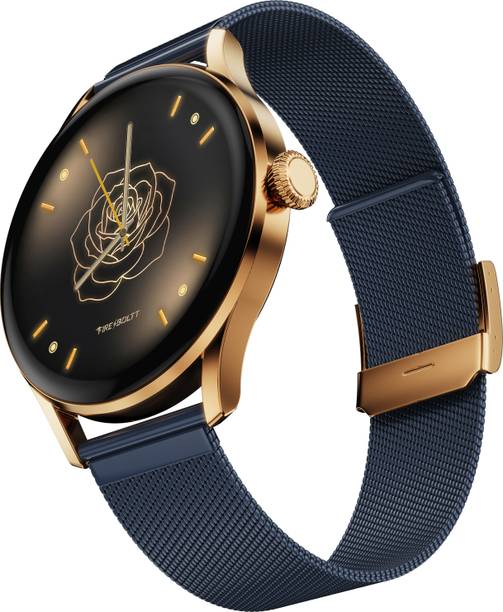 Fire-Boltt Glitz 1.19 AMOLED Display, Rotating Crown, 1000 Nits, BT Call, Metal Body Women Smartwatch