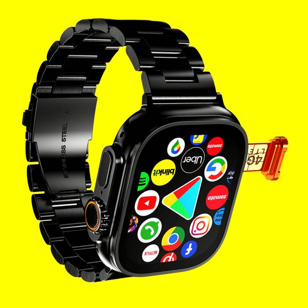 SAIRAM COMPUTER 4G Android Smart Watch Support Bluetooth/YouTube/WhatsApp/GPS/Facebook/Wi-Fi Smartwatch