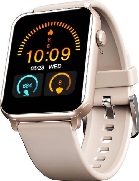 boAt Wave Call Smartwatch (Cherry Blossom Strap, One Size)