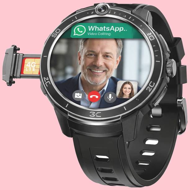 Safal Kisan 5G 4G LTE SIM Smart Watch 2MP Camera All Social Media Apps UPI Payments Support Smartwatch