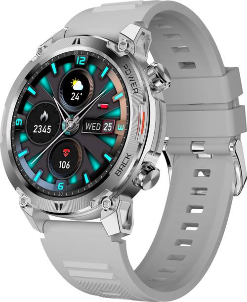 beatXP Terra 1.39'' HD Display bluetooth calling Rugged, Metal body Smartwatch