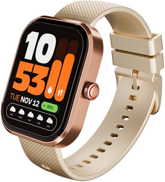 Ubon Glamour 2.01 HD Display, BT Calling & Health Tracker Smartwatch