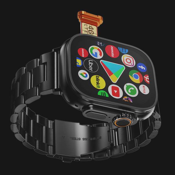 SAIRAM COMPUTER 4G LTE Android Smart Watch Support Bluetooth/YouTube/Wi-Fi/Facebook/GPS/WhatsApp Smartwatch