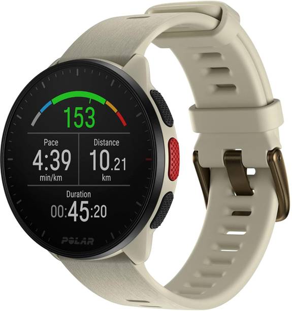 Polar Pacer Ultra-Light GPS Fitness Tracker (White) Smartwatch