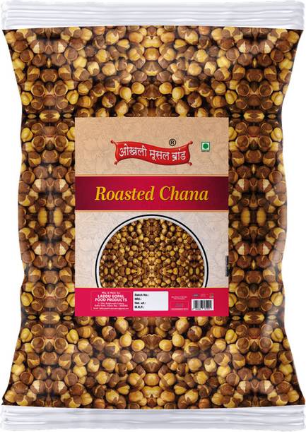 okhli musal brand Roasted Bengal gram chhana Bhuna chana channa gram Roasted garbanzo-300g*1Pack