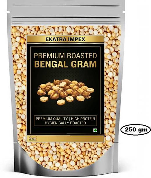 EKATRA IMPEX Roasted Chana Dal | Bhuna Chana | Gluten Free | Rich in Protein & Energy Source Namkeen