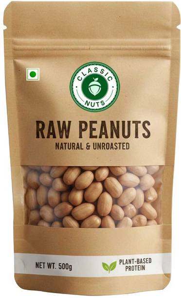 Classic Nuts Premium Raw Groundnuts | Peanuts Natural & Nutrient | Packed Food