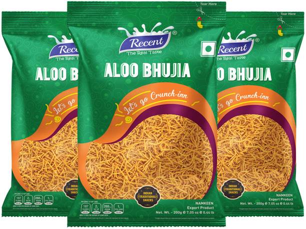 RECENT-THE REAL TASTE Aloo Bhujia with Taste of Pudina Punch